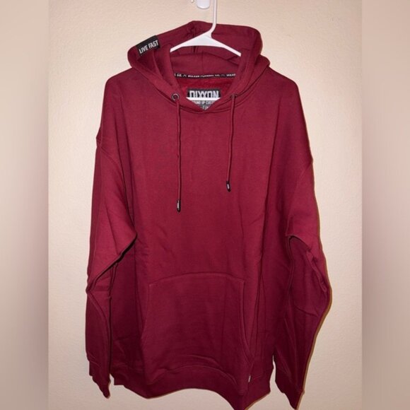 DIXXON Men’s Burgundy New Pullover Sweatshirt Classic Style size XL - Picture 1 of 5